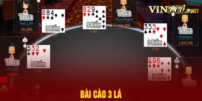 Bài Cào 3 Lá - Tất Tần Tật Thông Tin Về Game Bài Tại Vin777