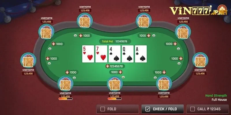 Quy luật cơ bản trong cách chơi Poker